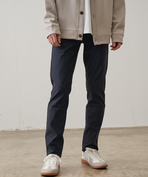 Blue Standard (ブルースタンダード)の「【BLUE STANDARD/ブルースタンダード】極ストレッチ スーパーストレッチ スリムテーパード パンツ 美脚パンツ(その他パンツ・メンズ・ブラック/スカイブルー/ベージュ/ネイビー・LARGE/X-LARGE/MEDIUM)」の4枚目の写真