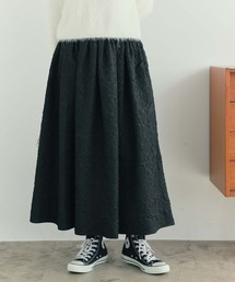 ジャガードボリュームタックスカート