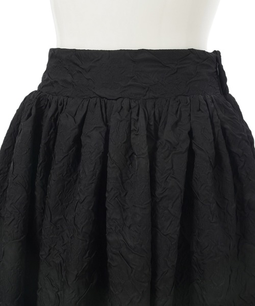 fifth（フィフス）の「ジャガードボリュームタックスカート（スカート・レディース・ブラック/アイボリー/レッド・M）」の9枚目の写真