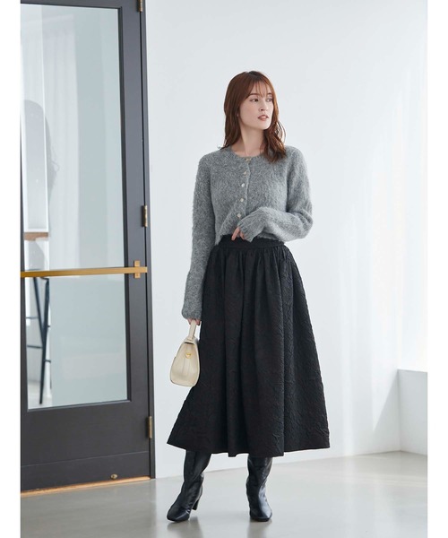 ボリュームJQスカート ボリュームJQスカート fifth スカート ジャガードボリュームタックス