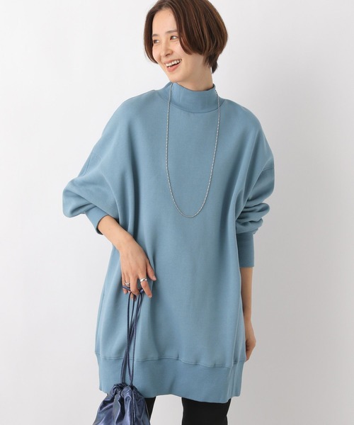 LEPSIM(レプシィム)の「裏起毛ハイネックチュニック 970461(チュニック・レディース・ブラック/グレー/ブルー/オフホワイト・FREE)」の4枚目の写真