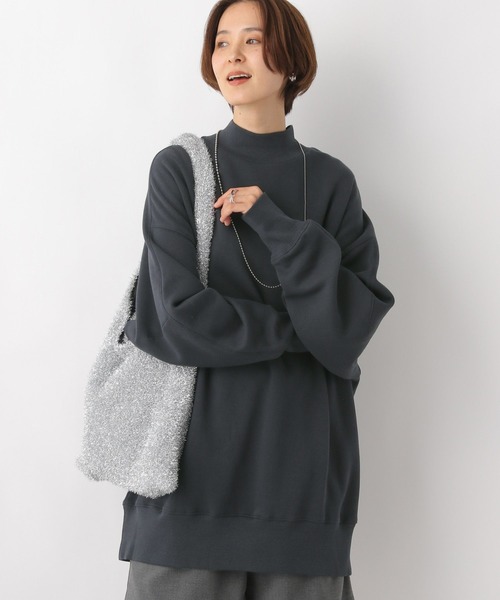 LEPSIM(レプシィム)の「裏起毛ハイネックチュニック 970461(チュニック・レディース・ブラック/グレー/ブルー/オフホワイト・FREE)」の2枚目の写真