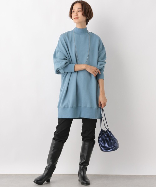 LEPSIM(レプシィム)の「裏起毛ハイネックチュニック 970461(チュニック・レディース・ブラック/グレー/ブルー/オフホワイト・FREE)」の9枚目の写真