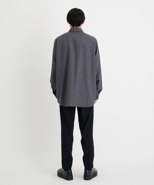 ATON/エイトン】WOOL TROPICAL STANDARD SHIRT/ウールトロピカル