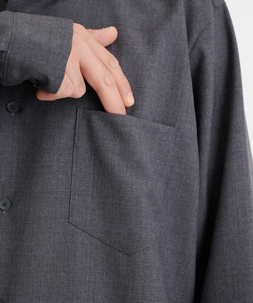 ATON（エイトン）の「【ATON/エイトン】WOOL TROPICAL STANDARD SHIRT