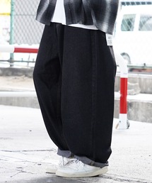 1111clothing | カラーデニムワイドバギーパンツ / Colored Denim Wide Baggy Pants(デニムパンツ)