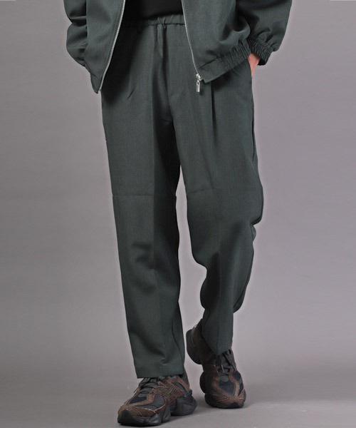LUXSTYLE（ラグスタイル）の「ワイドテーパードパンツ（その他パンツ・メンズ・ブラック/カーキ/ネイビー・M/XL/L）」の3枚目の写真