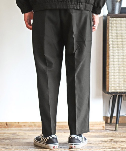 LUXSTYLE（ラグスタイル）の「ワイドテーパードパンツ（その他パンツ・メンズ・ブラック/カーキ/ネイビー・M/XL/L）」の4枚目の写真