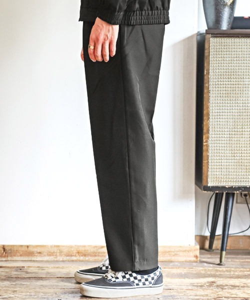 LUXSTYLE（ラグスタイル）の「ワイドテーパードパンツ（その他パンツ・メンズ・ブラック/カーキ/ネイビー・M/XL/L）」の5枚目の写真