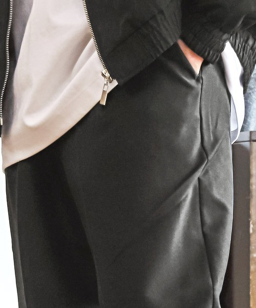 LUXSTYLE（ラグスタイル）の「ワイドテーパードパンツ（その他パンツ・メンズ・ブラック/カーキ/ネイビー・M/XL/L）」の12枚目の写真