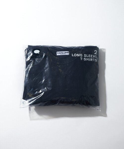 CAHLUMN(カウラム)の「CAHLUMN/カウラム 2-Pack Reversible Long Sleeve Tee “REGULAR FIT”/2パック リバーシブル ロングスリーブ Tシャツ レギュラーフィ(Tシャツ/カットソー・メンズ・ネイビー/ライトグレー/ホワイト/ブラック・XX-LARGE/X-LARGE/LARGE/MEDIUM/SMALL)」の10枚目の写真