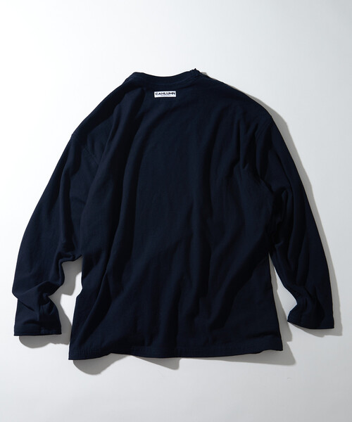 CAHLUMN(カウラム)の「CAHLUMN/カウラム 2-Pack Reversible Long Sleeve Tee “REGULAR FIT”/2パック リバーシブル ロングスリーブ Tシャツ レギュラーフィ(Tシャツ/カットソー・メンズ・ネイビー/ライトグレー/ホワイト/ブラック・XX-LARGE/X-LARGE/LARGE/MEDIUM/SMALL)」の7枚目の写真