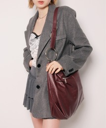 Port（ポート）の「【 IMARI / イマリ 】 リング デザイン フェイクレザー バッグ #（トートバッグ）」