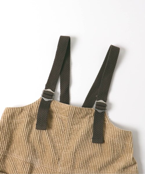 BREEZE（ブリーズ）の「【リンクコーデ】コーデュロイサロペット（サロペット/オーバーオール・キッズ・ベージュ/ブルー・110/120/90/100）」の7枚目の写真