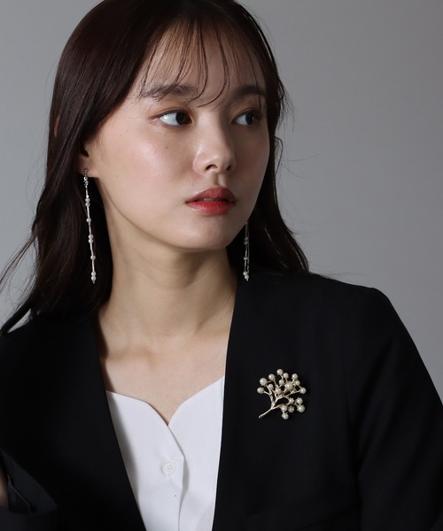 BLUEEAST（ブルーイースト）の「パールツリーブローチ（ブローチ/コサージュ・レディース・ブラック/シルバー/ゴールド・FREE）」の6枚目の写真