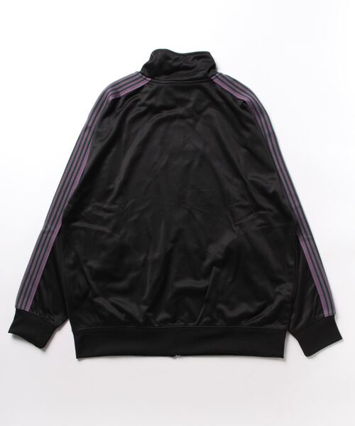 Burner(バーナー)の「【GROOVY STORE】袖ライントラックジャケット(ジャージ・メンズ・ブラック/チャコールグレー/パープル/グリーン・LL/M/L)」の5枚目の写真