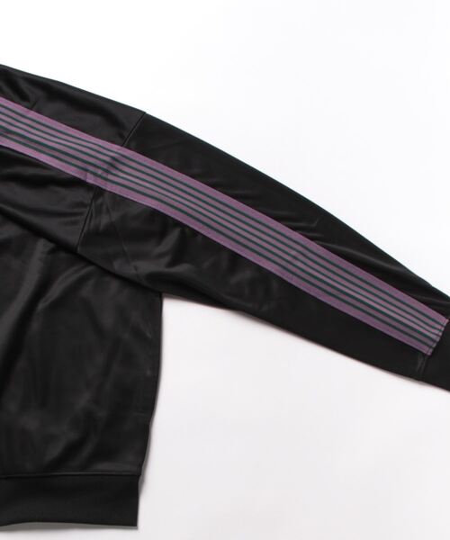 Burner(バーナー)の「【GROOVY STORE】袖ライントラックジャケット(ジャージ・メンズ・ブラック/チャコールグレー/パープル/グリーン・LL/M/L)」の7枚目の写真