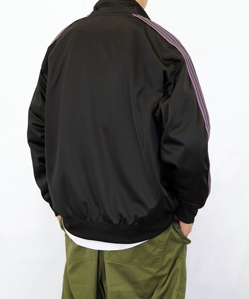 Burner(バーナー)の「【GROOVY STORE】袖ライントラックジャケット(ジャージ・メンズ・ブラック/チャコールグレー/パープル/グリーン・LL/M/L)」の19枚目の写真