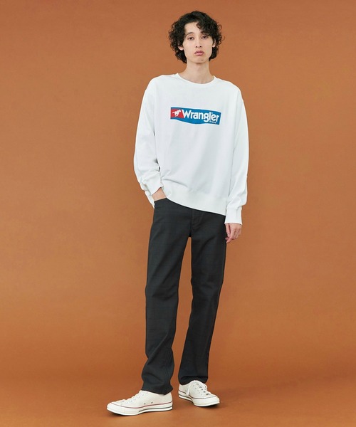 Lee(リー)の「Wrangler/ラングラー 裏起毛で暖かい! WRANGLER ラングラー あったかレギュラーストレートデニムパンツ カラーパンツ /グレンチェック【暖】(デニムパンツ・メンズ・チェック/グレー/ベージュ/オリーブ/ブラック/ブラウン/インディゴブルー/ブルー・MEDIUM/LARGE/SMALL/X-LARGE)」の14枚目の写真