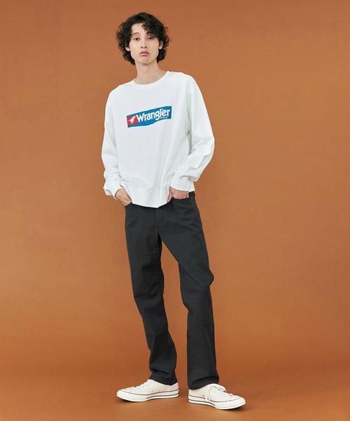 Lee(リー)の「Wrangler/ラングラー 裏起毛で暖かい! WRANGLER ラングラー あったかレギュラーストレートデニムパンツ カラーパンツ /グレンチェック【暖】(デニムパンツ・メンズ・チェック/グレー/ベージュ/オリーブ/ブラック/ブラウン/インディゴブルー/ブルー・MEDIUM/LARGE/SMALL/X-LARGE)」の16枚目の写真