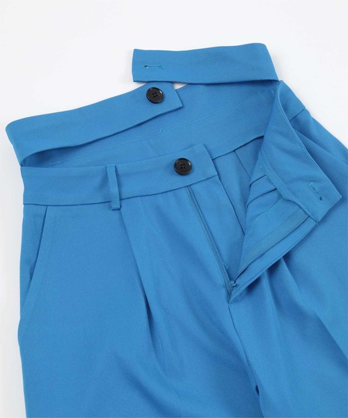 miette(ミエット)の「ダブルベルトワイドパンツ(その他パンツ・レディース・ブラック/ブルー・FREE)」の9枚目の写真