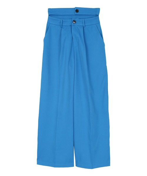 miette(ミエット)の「ダブルベルトワイドパンツ(その他パンツ・レディース・ブラック/ブルー・FREE)」の15枚目の写真