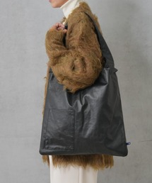 Actually | 2WAY フェイクレザー ワンショルダートート(トートバッグ)