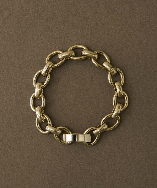 SMELLY(スメリー)の「プレーンチェーンブレスレット(ブレスレット・レディース・ゴールド・-)」の1枚目の写真