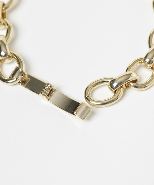 SMELLY(スメリー)の「プレーンチェーンブレスレット(ブレスレット・レディース・ゴールド・-)」の6枚目の写真