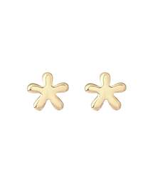 フラワーミニピアス[K10]