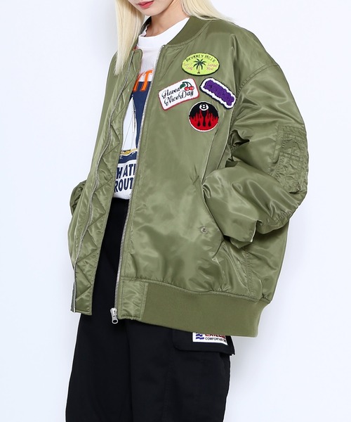 EXIEEE（イグジー）の「ワッペンボンバージャケット（ブルゾン）」 - WEAR