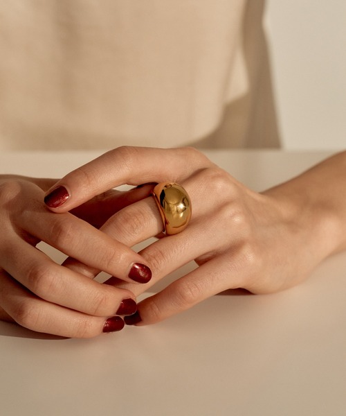 novice（ノーヴィス）の「【novice】Chunky Ring［Stainless］（リング・レディース・ゴールド/シルバー・FREE/#11/#16/#13）」の4枚目の写真
