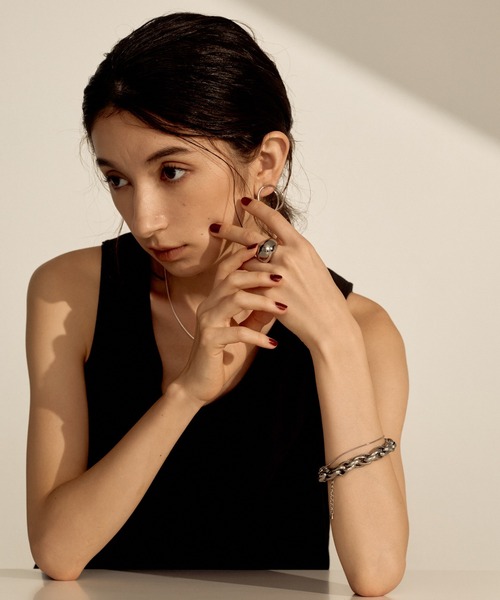 novice（ノーヴィス）の「【novice】Chunky Ring［Stainless］（リング・レディース・ゴールド/シルバー・FREE/#11/#16/#13）」の8枚目の写真