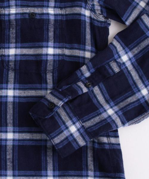 BEAUTY&YOUTH UNITED ARROWS(ビューティーアンドユースユナイテッドアローズ)の「BY∵ ソフトネルチェックシャツ◆(シャツ/ブラウス・レディース・オフホワイト/グレー/ネイビー・SMALL/MEDIUM)」の12枚目の写真