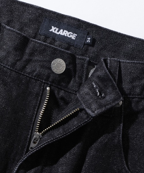 XLARGE(エクストララージ)の「GRAFFITI DENIM PANTS(デニムパンツ・メンズ・ブラック/ライトインディゴブルー・30inch/36inch/32inch/34inch)」の4枚目の写真