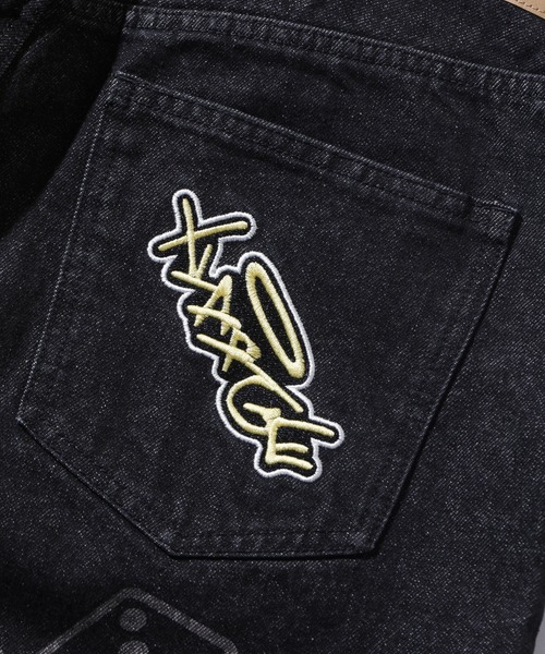 XLARGE(エクストララージ)の「GRAFFITI DENIM PANTS(デニムパンツ・メンズ・ブラック/ライトインディゴブルー・30inch/36inch/32inch/34inch)」の11枚目の写真