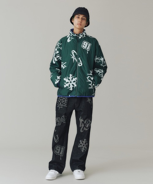 XLARGE(エクストララージ)の「GRAFFITI DENIM PANTS(デニムパンツ・メンズ・ブラック/ライトインディゴブルー・30inch/36inch/32inch/34inch)」の15枚目の写真