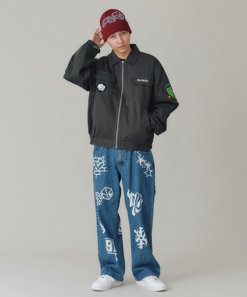 XLARGE(エクストララージ)の「GRAFFITI DENIM PANTS(デニムパンツ・メンズ・ブラック/ライトインディゴブルー・30inch/36inch/32inch/34inch)」の19枚目の写真