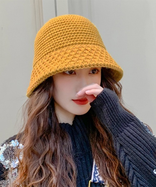 ワッフル編みバケットハット（ハット）｜Doux Belle（ドゥーベル）の
