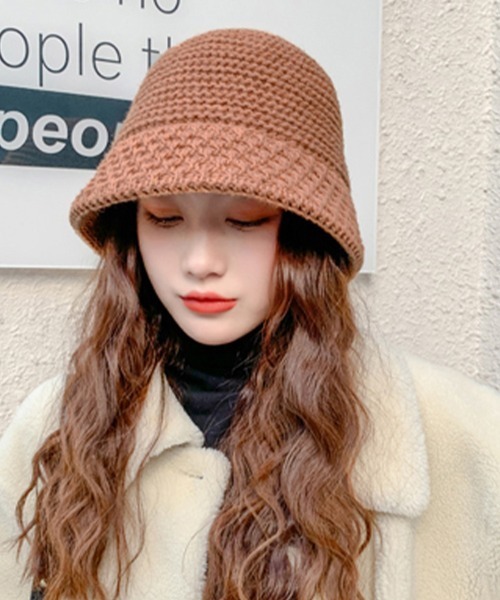 セール】ワッフル編みバケットハット（ハット）｜Doux Belle