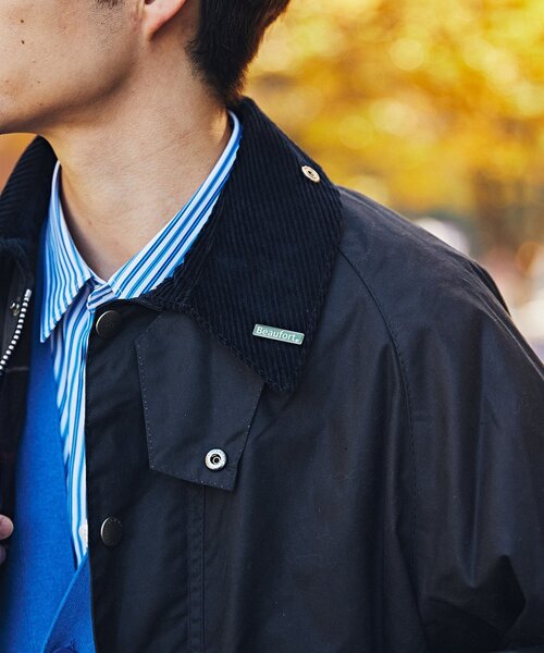 Barbour beaufort 40 ネイビー 美品 BARBOURバブアーBEAUFORTビュー
