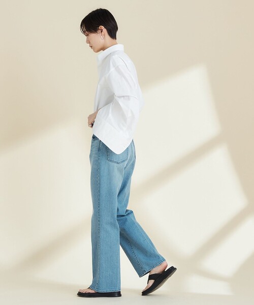 Rie Miller(リエミラー)の「センタープレスハイウエストデニム(デニムパンツ・レディース・インディゴブルー/ブルー系その他7・XXS/L/XS/M/S)」の15枚目の写真