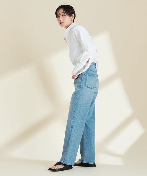 Rie Miller(リエミラー)の「センタープレスハイウエストデニム(デニムパンツ・レディース・インディゴブルー/ブルー系その他7・XXS/L/XS/M/S)」の16枚目の写真