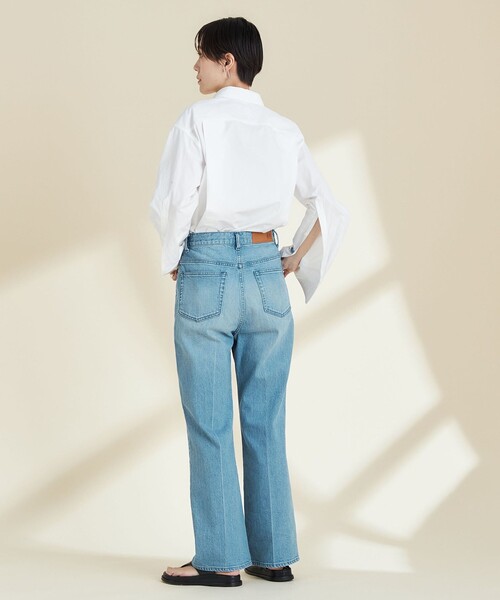 Rie Miller(リエミラー)の「センタープレスハイウエストデニム(デニムパンツ・レディース・インディゴブルー/ブルー系その他7・XXS/L/XS/M/S)」の17枚目の写真