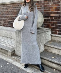 スリーブボタンドレス