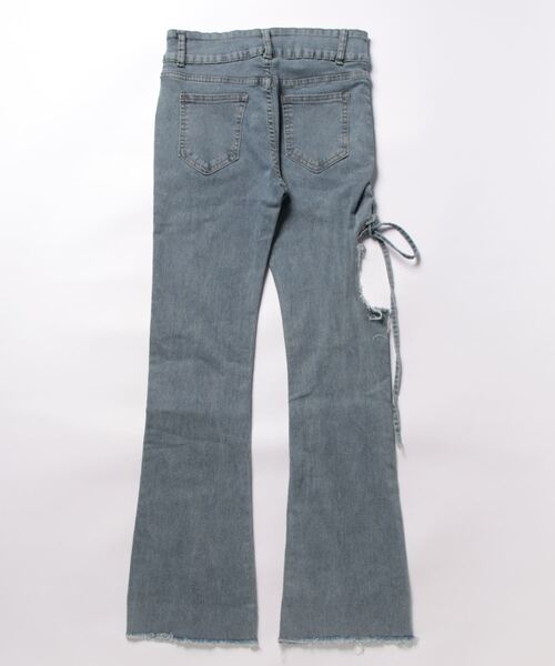 VIBGYOR(ヴィブジョー)の「【バーレスク】カットアウトフレアデニムパンツ(BQ)(デニムパンツ・レディース・ブルー・MEDIUM/LARGE)」の12枚目の写真