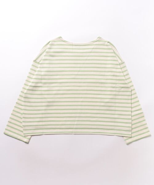 flower(フラワー)の「レインボーボーダートップ2(Tシャツ/カットソー・レディース・イエロー/レッド/グリーン/ピンク・FREE)」の5枚目の写真