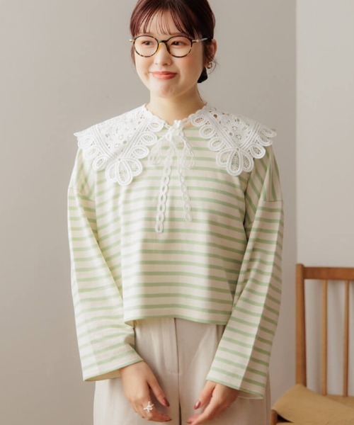 セール】レインボーボーダートップ2（Tシャツ/カットソー