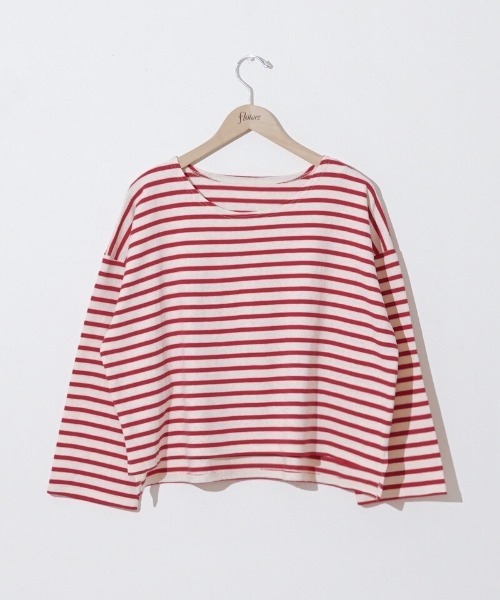 flower(フラワー)の「レインボーボーダートップ2(Tシャツ/カットソー・レディース・イエロー/レッド/グリーン/ピンク・FREE)」の16枚目の写真