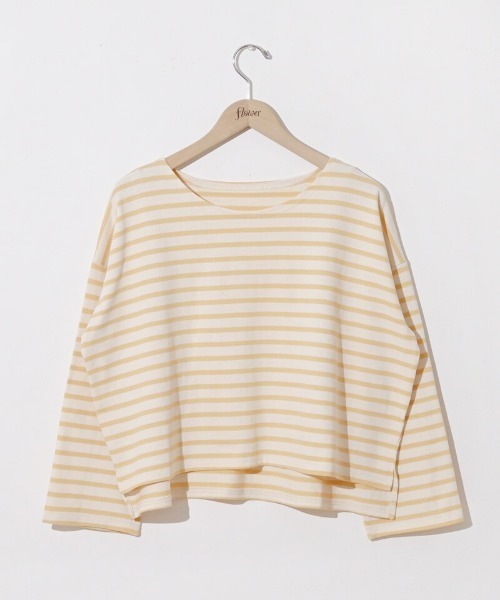 flower(フラワー)の「レインボーボーダートップ2(Tシャツ/カットソー・レディース・イエロー/レッド/グリーン/ピンク・FREE)」の18枚目の写真